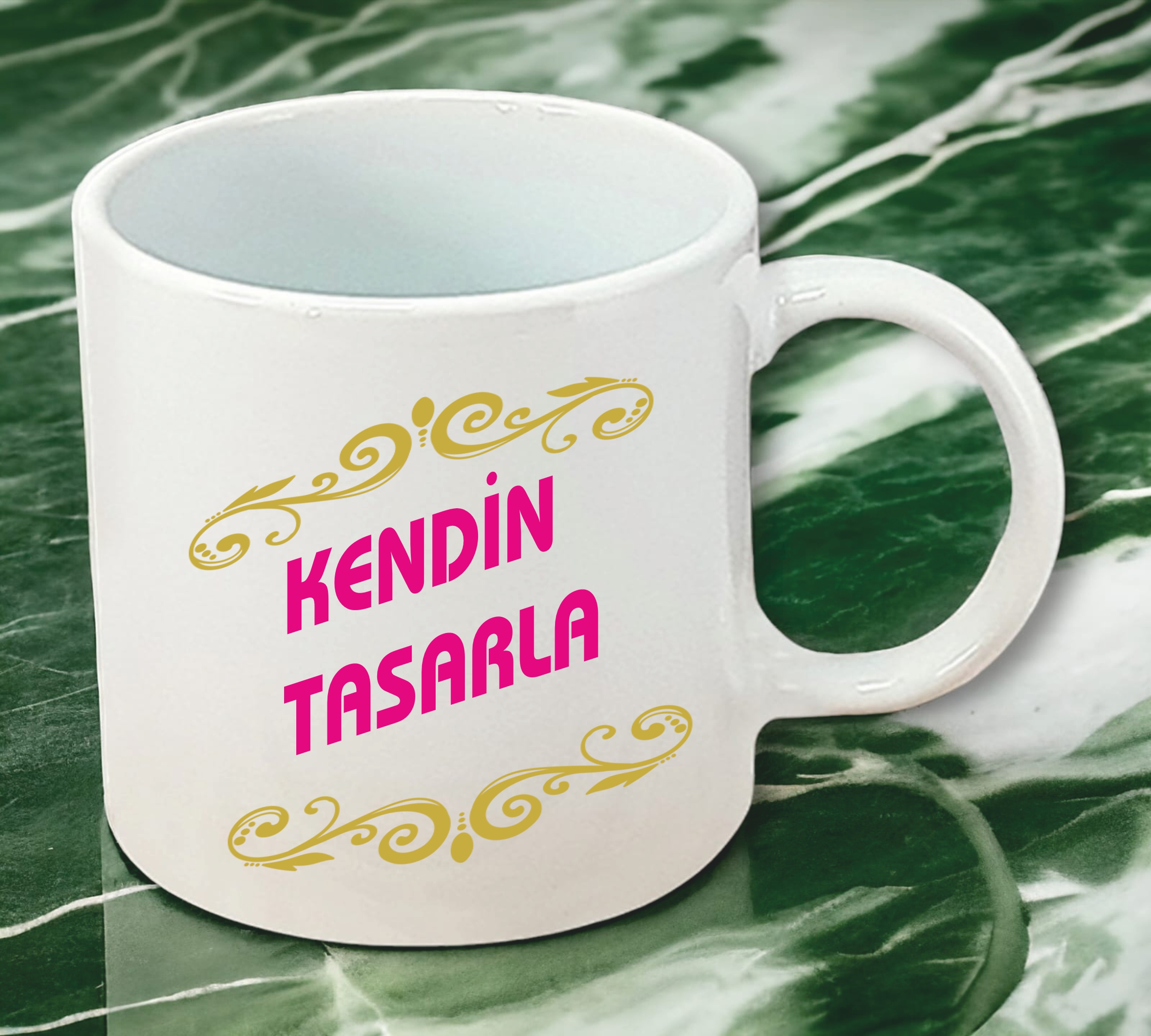 KENDİN TASARLA BEYAZ KUPA BARDAK